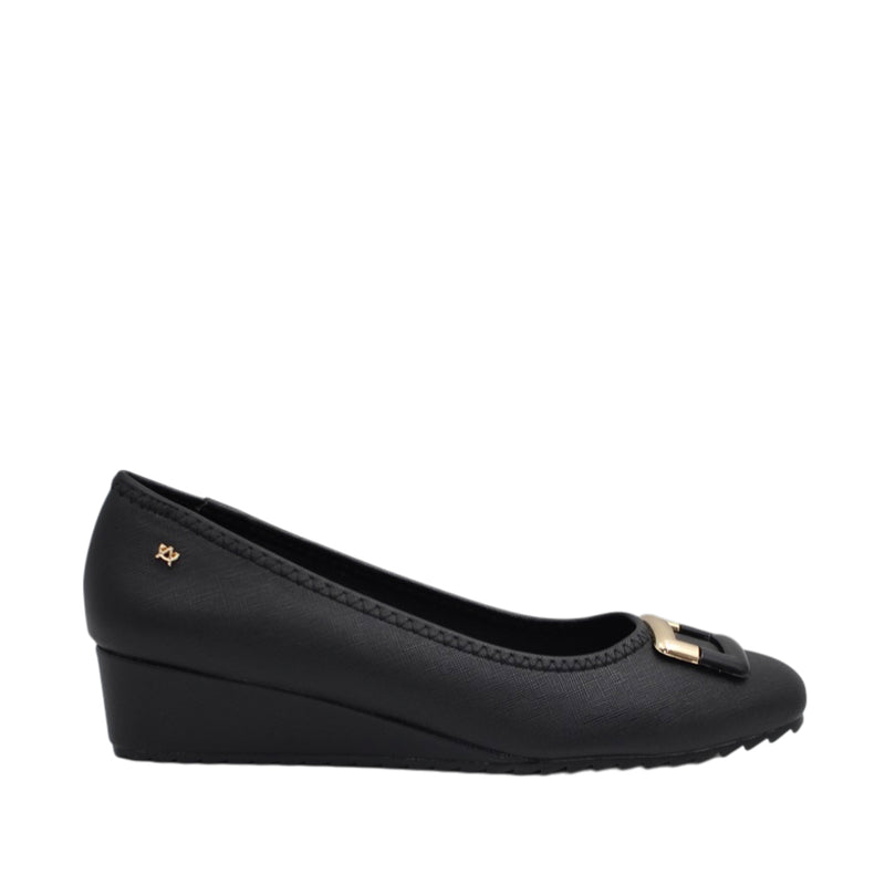 Cuñas Grace para mujer color negro