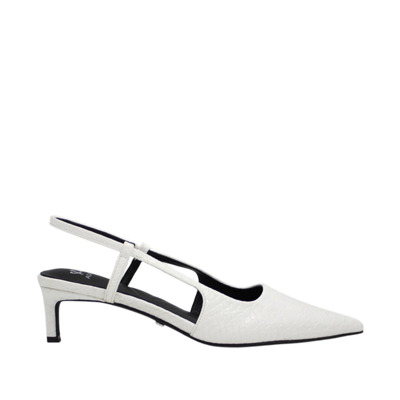 Tacones slingback Joan para mujer color hueso