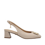Tacones slingback Fiona para mujer color nude