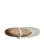 Flats Gianni para mujer color hueso