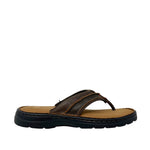 Sandalias Ken Toe Post para hombre color café