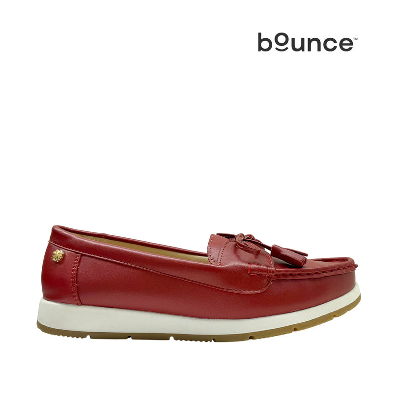 Mocasines Mirabell 4 para mujer color rojo