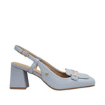 Tacones slingback Isadora para mujer color celeste