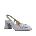 Tacones slingback Isadora para mujer color celeste