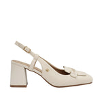 Tacones slingback Isadora para mujer color taupe