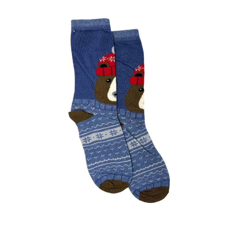 Calcetines Oso para mujer color azul