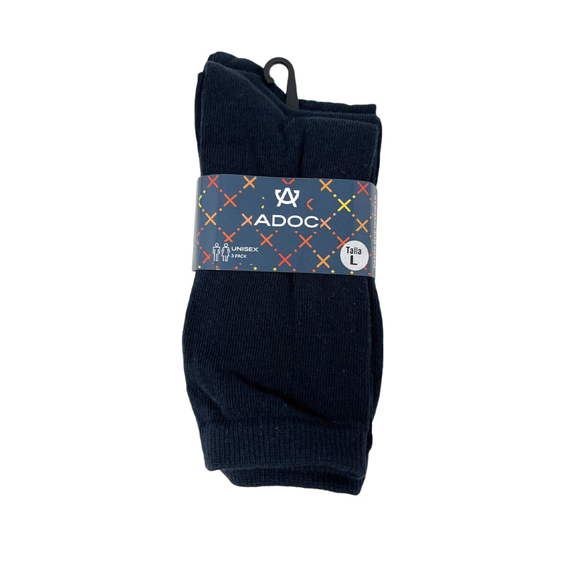 Calcetines escolares Liso para niño color navy