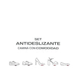Set antideslizante No Slip Grip unisex color negro
