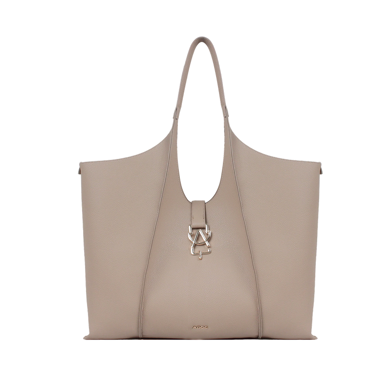 Cartera tote Freya para mujer color beige