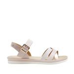 Sandalias flats Regina para mujer color blush