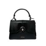 Cartera satchel Sylvie para mujer color negro