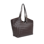 Cartera tote Norah para mujer color café