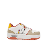 Sneakers Peanuts para niña color rosado