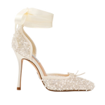 Tacones stilettos Larina-Seq para mujer color crema
