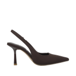 Tacones slingback Indianna para mujer color chocolate