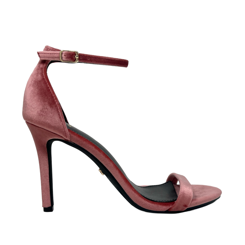Sandalias de tacón Brazen para mujer color rosado