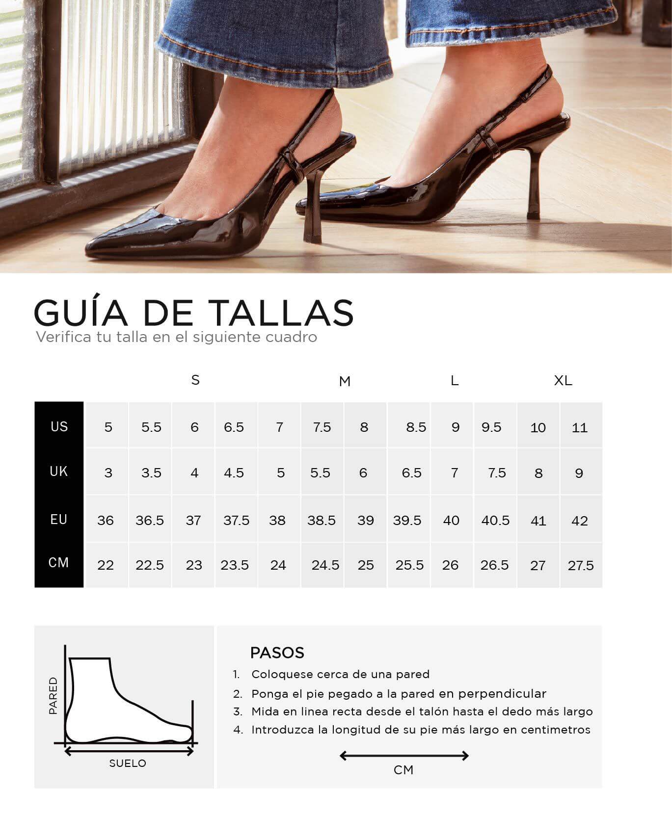 Talla de zapatos 2024 de mujer a hombre