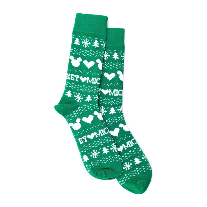 Calcetines Mickey Mouse verde para Hombre